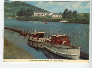 441202 Ireland 1981 Clare river Shannon RPPC to Germany cancellation advertising