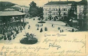 11625 - postcards VINTAGE POSTCARD - Germany - greeting from Bad Pyrmont-