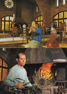 Algaida Mallorca Spanish Glass Blowing Crafts 2x Postcard s