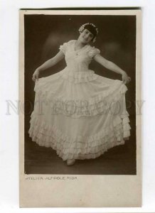 3013046 Dancer BALLERINA Ballet Old REAL PHOTO Riga Alf Pole