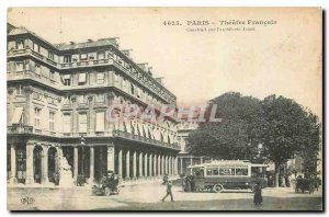 Old Postcard Paris French Theater