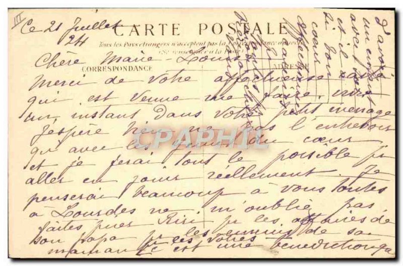 Postcard Old Surname The holy of France Sainte Genevieve