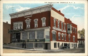 Granville New York NY Granville Inn Vintage Postcard