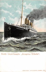 SS Kronprinz Wilhelm Norddeutscher Lloyd Ship 
