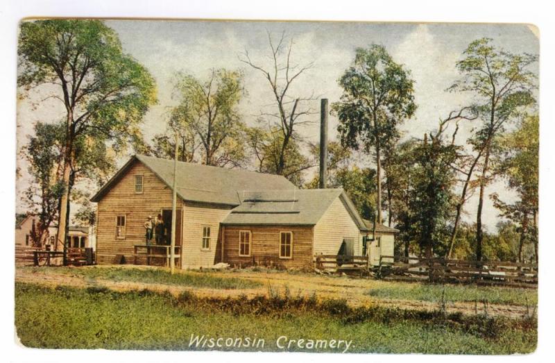 Wisconsin Creamery unused divided back PPC, Indian Homestead Advertisement