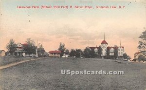 Lakewood Farm - Tennanah Lake, New York NY Postcard