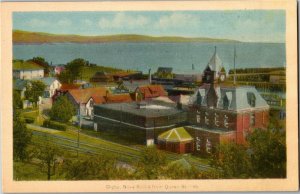 View Overlooking Digby Nova Scotia from Queen Street Vintage Postcard F68