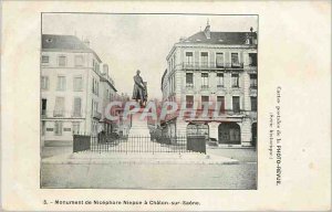 Old Postcard Monument Nicephore Niepce Chalon sur Saone