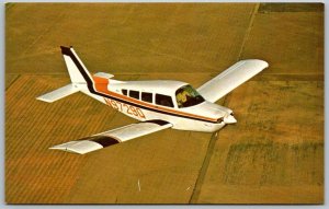 Wichita Kansas 1960s Postcard Beech Aircraft Beechcraft Sierra A24R Airplane