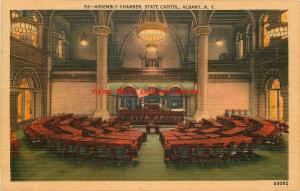 NY, Albany, New York, State Capitol, Assembly Chamber, Metropolitan Everett