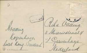 Denmark København Amalienborg med Vagtparaden Copenhagen RPPC 06.68 