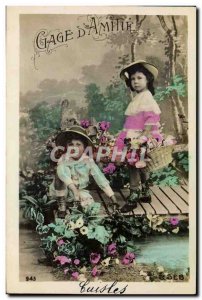 Old Postcard Fantasy Children