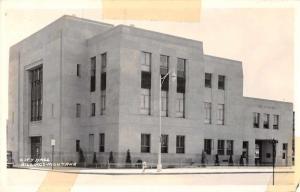 Billings Montana City Hall Real Photo Antique Postcard J66776