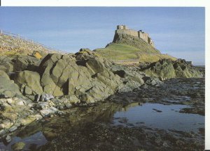 Northumberland Postcard - Lindisfarne Castle - Ref 18753A