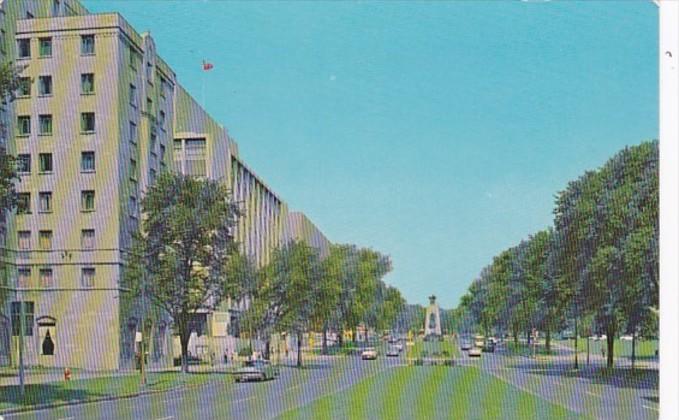 Canada Ottawa Elgin Street With Its Lawn Boulevard 1958