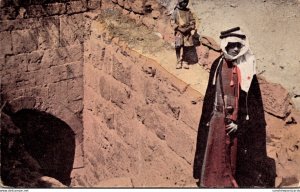 Palestine Jerusalem Valley Of Jehosafat Entrance To The Virgin's Fountain