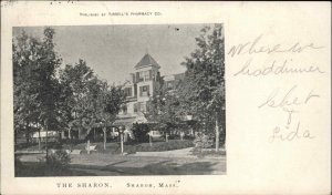 Sharon Massachusetts MA The Sharon Hotel c1910 Vintage Postcard