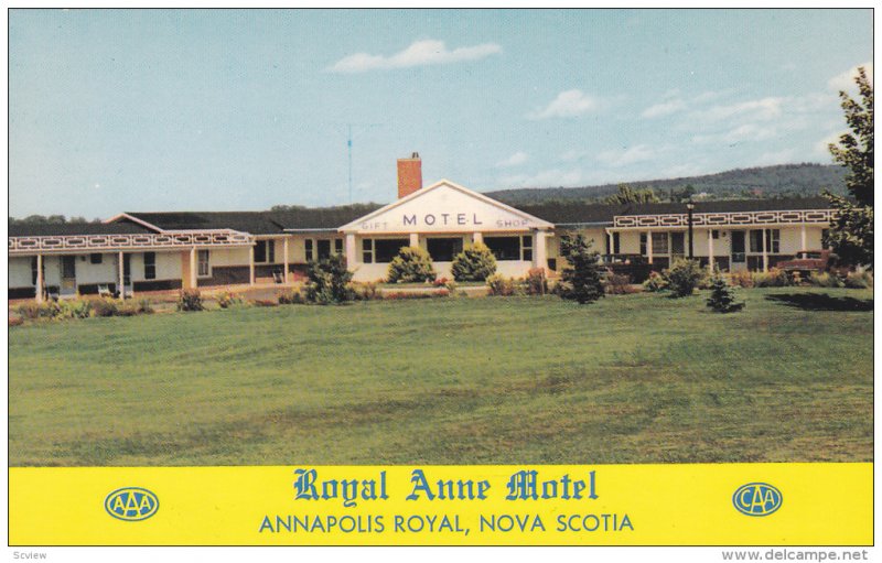 Royal Anne Motel , ANNAPOLIS ROYAL , Nova Scotia , Canada , 40-60s