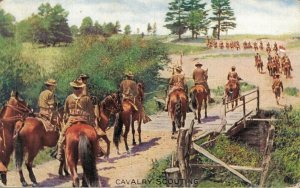 Military World War 1 Cavalry Scouting Vintage Postcard 07.08