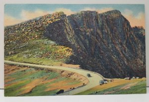 Colorado At the Bottomless Pit On The Pikes Peak Auto Highway Postcard C10