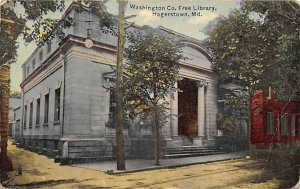 Washington Co. Free Library Hagerstown, Maryland MD s 