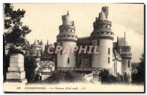 Old Postcard Pierrefonds Chateau South coast