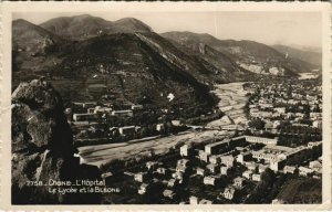 CPA Digne-les-Bains the hospital-le lycee et la bleone (1208976) 
