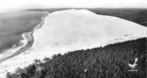 BR57250 la dune du Pilat au sud d arcachon 14x7cm      France