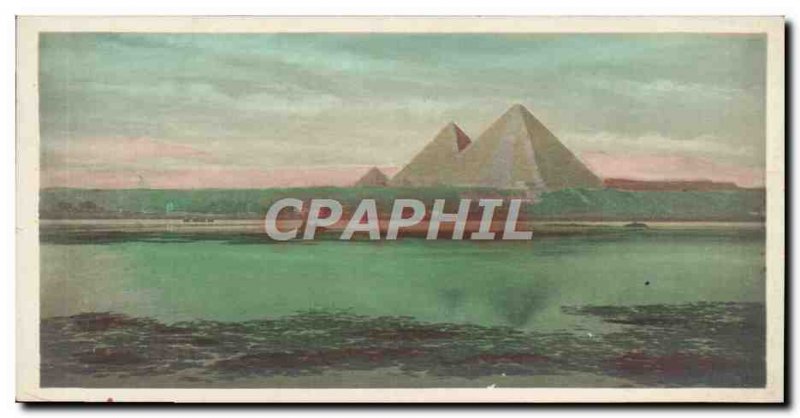 Postcard Old Cairo The Pyramids