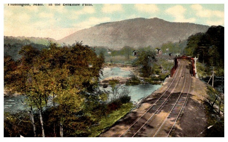Massachusetts  Huntington  In the Berkshire Hills , Railroad Bridge