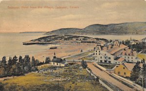 H69/ Tadousac Canada Postcard Tadoussac Quebec Hotel c1910 77