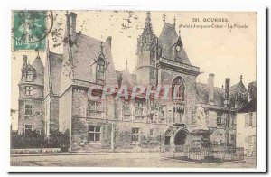 Old Postcard Bourges Palais Jacques Coeur The front