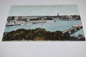 Royal Castle and Norrstrom Stockholm Sweden Postcard Axei Eliasson 3105