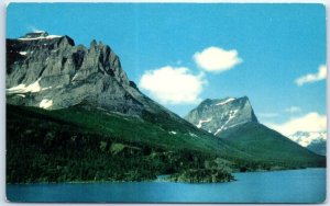 Postcard - St. Mary Lake, Little Chief, and Citadel Mountains - Montana