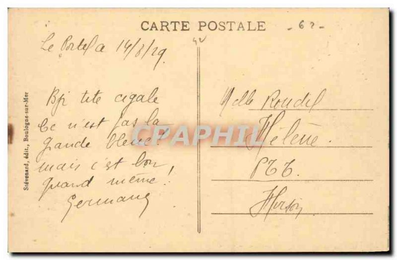 Le Portel - With the & # 39Heurt- Built under Napoleon I - Old Postcard