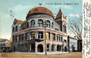 Bridgeport Connecticut 1906 Postcard Scientific Building