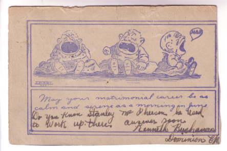 Your Matrimonial Cares, Learl '06, Humour, Crying Baby Triplets, Used 1906