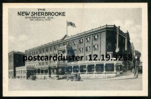 h2654- SHERBROOKE Quebec Postcard 1910s New Sherbrooke Hotel