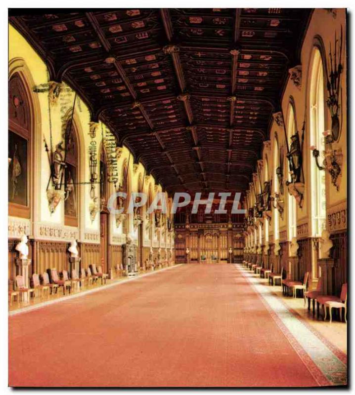  Modern Postcard St George' S Hall Windsor Castle