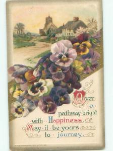 Divided-Back BEAUTIFUL FLOWERS SCENE Great Postcard AA3584