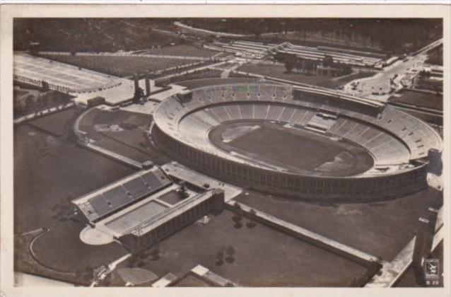 Germany Berlin Reichssportfeld Olympic Stadium Real Photo