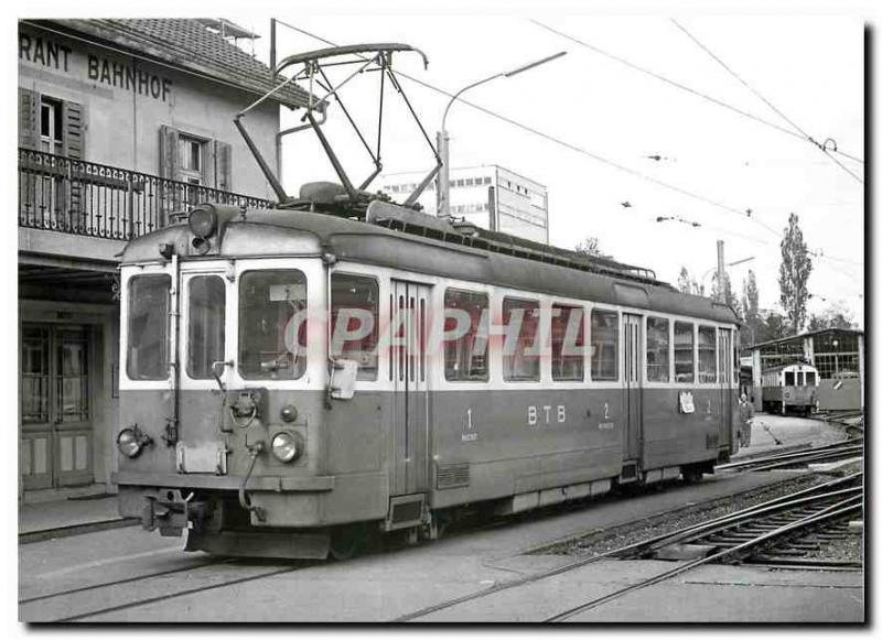 Postcard Modern Tram ABe 4 4 ??9 with altelage GF Oberwil