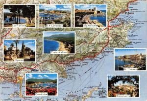 BC60113 Maps Cartes geographiques La Cote d'Azur Varoise