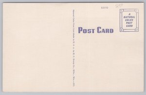 Linen~Phantom Ship Crater Lake Park Oregon~Vintage Postcard