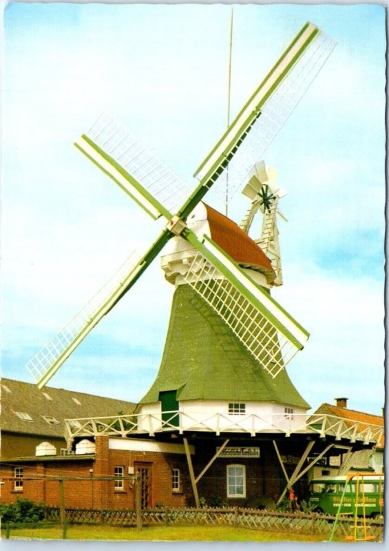 Postcard - East Frisian tea room Zur Mühle - Nordseebad Norderney, Germany