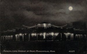 c.'07, Pavilion, Lake Harriet at Night, Minneapolis, MN, Old Postcard