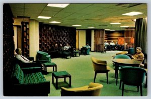 Patients’ Lounge, Shouldice Hospital, Thornhill Ontario, Vintage Chrome Postcard