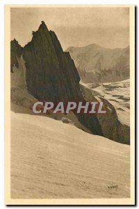 CARTE Post Old La Douce France Mont Blanc Massif du Geant Glacuer Virgin uppe...