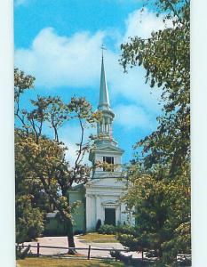 Unused Pre-1980 SANDWICH CHURCH SCENE Cape Cod Massachusetts MA L4336@