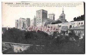 Postcard Old Avignon Popes' Palace built in 1335 in 1370 part the oldest date...